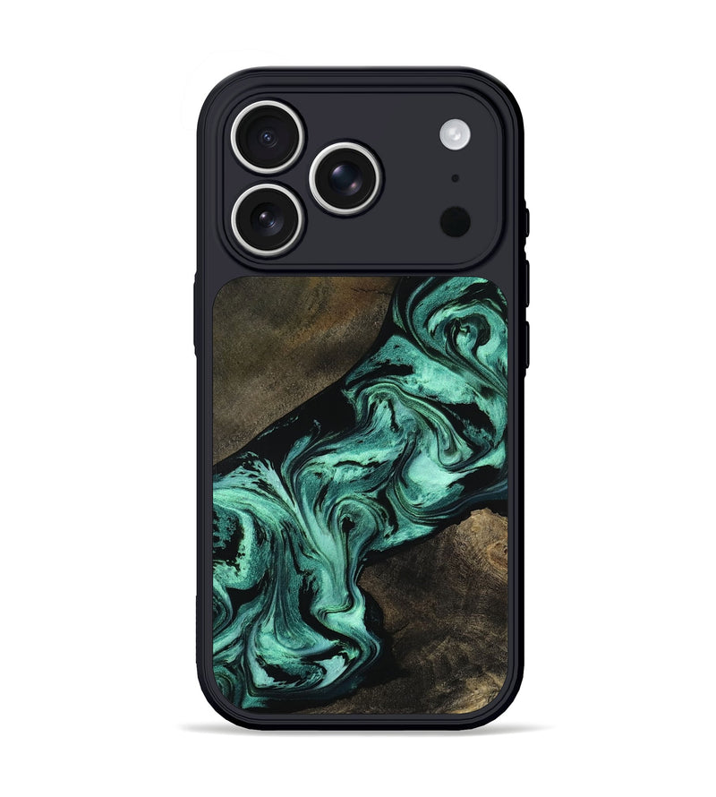 iPhone 17 Pro Wood Phone Case - Brianne (Green, 798128)