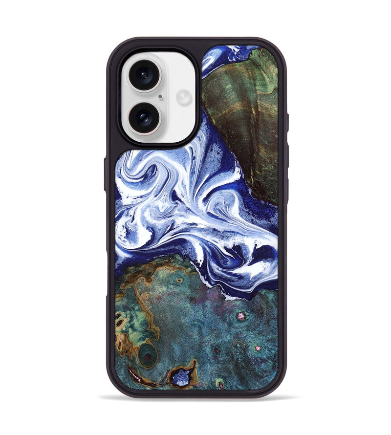 iPhone 17 Wood Phone Case - Denisha (Blue, 798145)