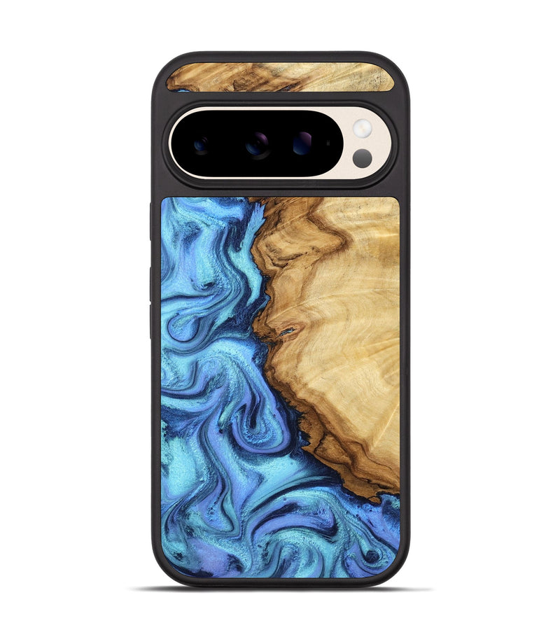 Pixel 10 Wood Phone Case - Keshia (Blue, 798149)