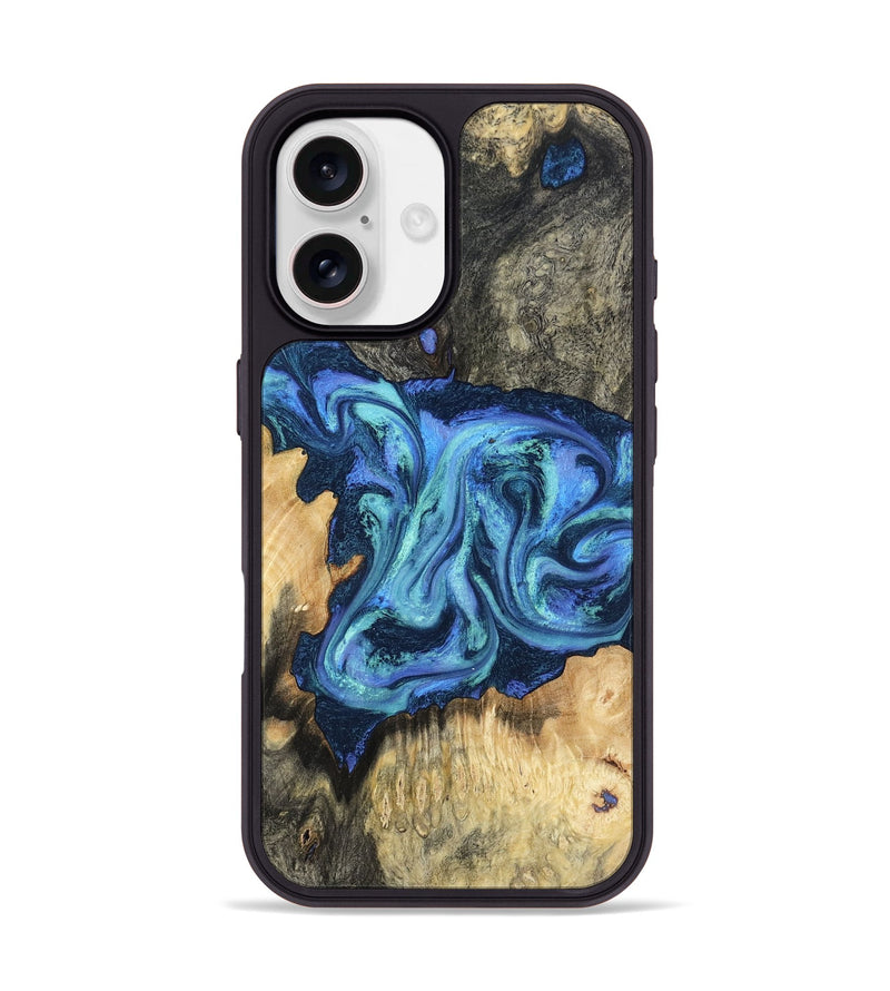 iPhone 17 Wood Phone Case - Kolby (Blue, 798154)