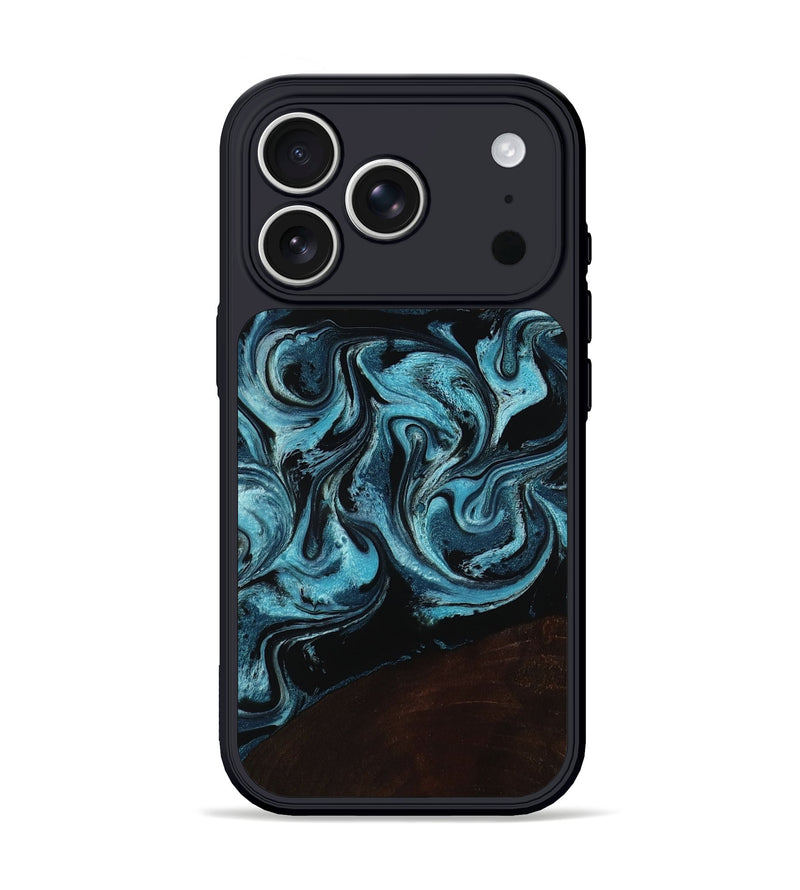 iPhone 17 Pro Wood Phone Case - Dollie (Blue, 798155)