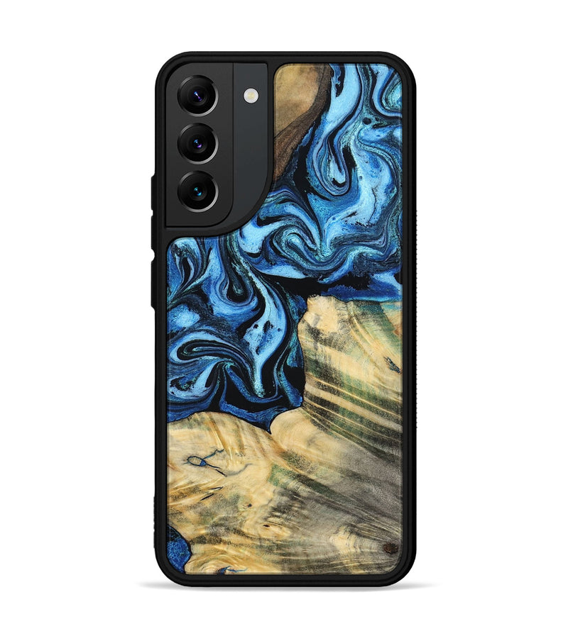 Galaxy S22 Plus Wood Phone Case - Jamaal (Blue, 798157)