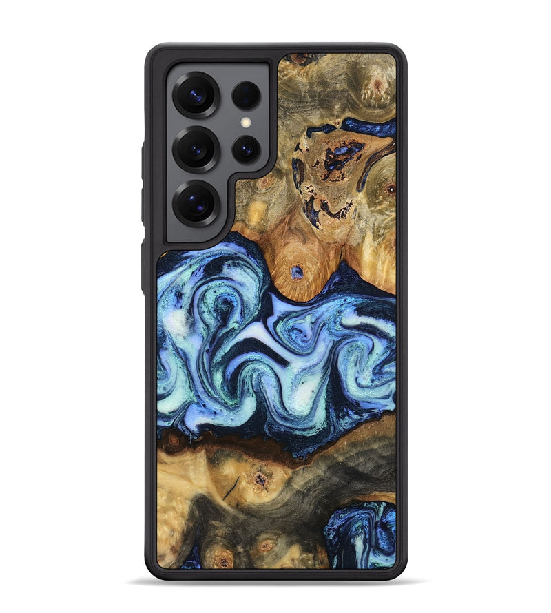 Galaxy S25 Ultra Wood Phone Case - Imogene (Blue, 798174)