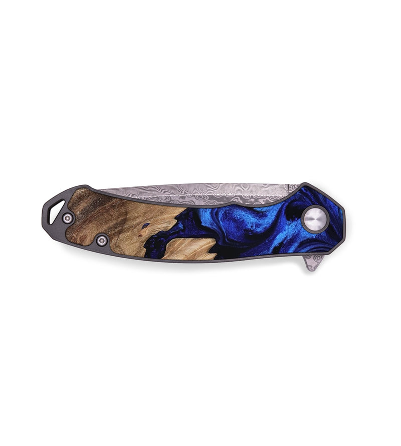 EDC Wood Pocket Knife - Adalee (Blue, 798177)