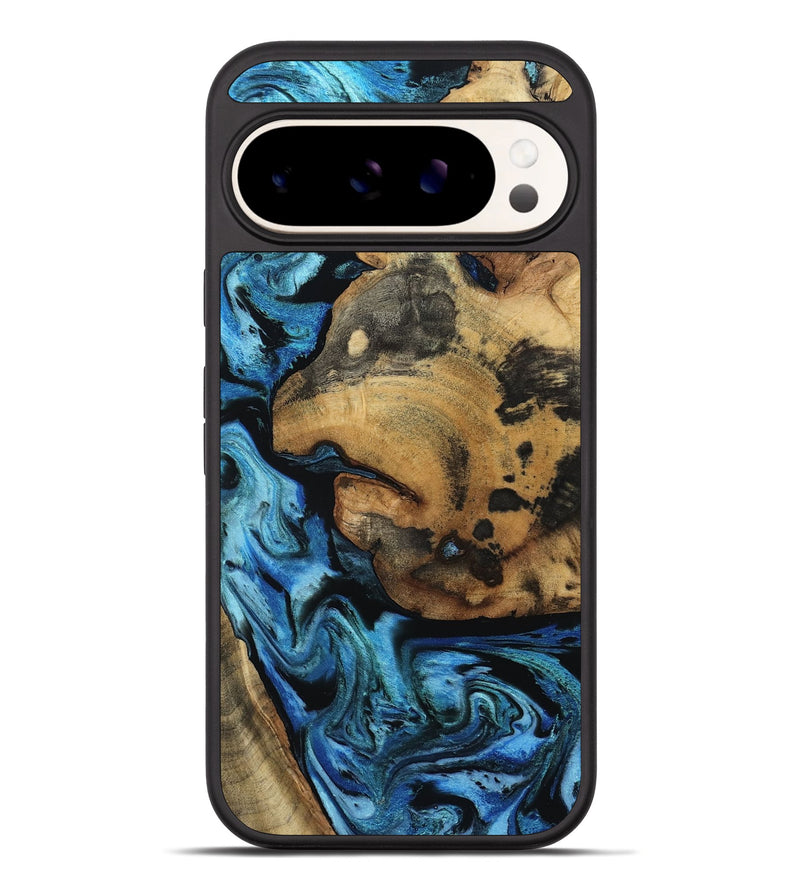 Pixel 10 Pro XL Wood Phone Case - Roxane (Blue, 798184)