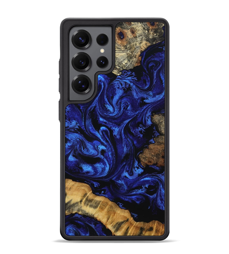 Galaxy S25 Ultra Wood Phone Case - Madie (Blue, 798185)