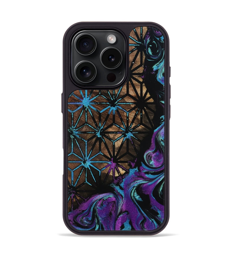 iPhone 16 Pro Wood Phone Case - Maira (Pattern, 798217)