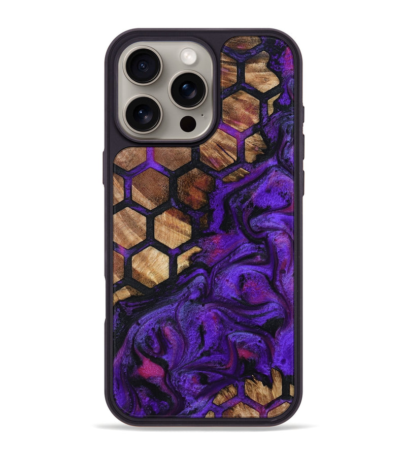 iPhone 16 Pro Max Wood Phone Case - Harris (Pattern, 798246)