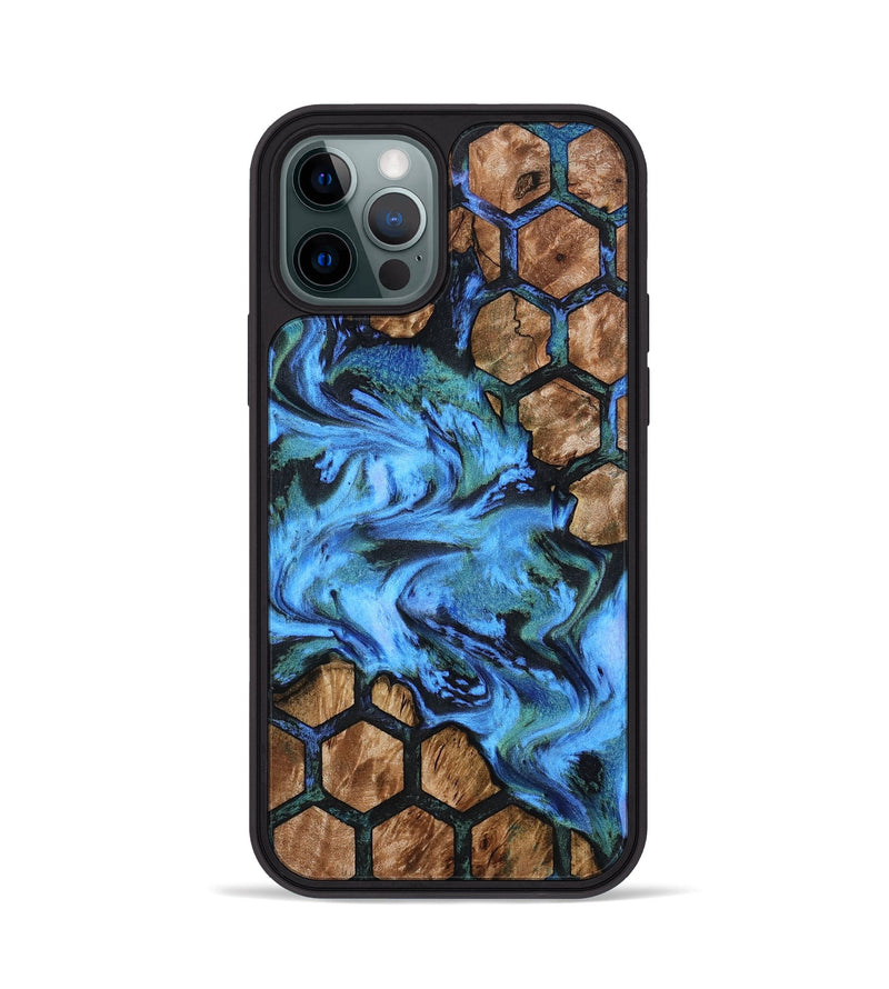 iPhone 12 Pro Wood Phone Case - Nikole (Pattern, 798253)