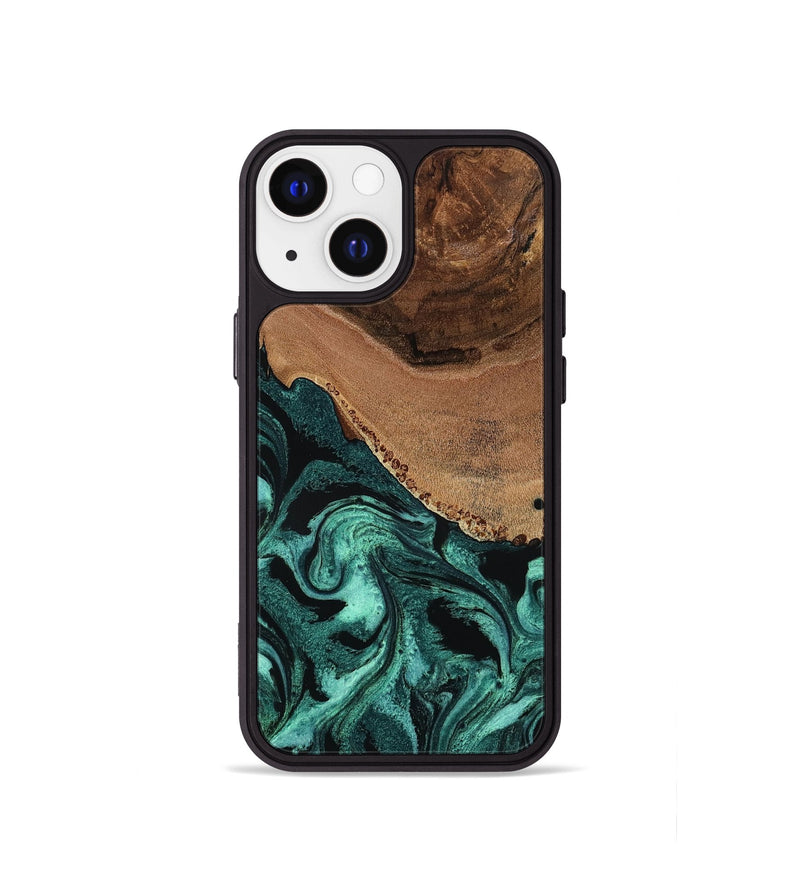 iPhone 13 mini Wood Phone Case - Aspyn (Ancient Olive, 798265)