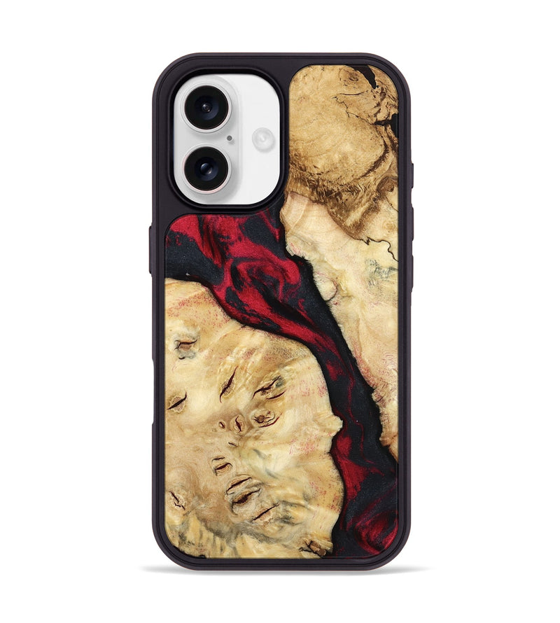 iPhone 17 Wood Phone Case - Valery (Red, 798277)