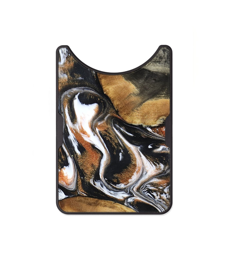 Alloy Wood Wallet - Unique (Black & White, 798283)