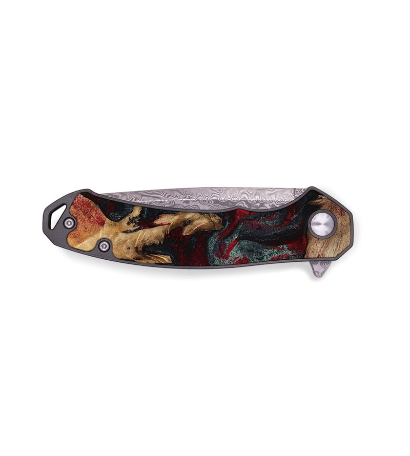 EDC Wood Pocket Knife - Millard (Red, 798306)