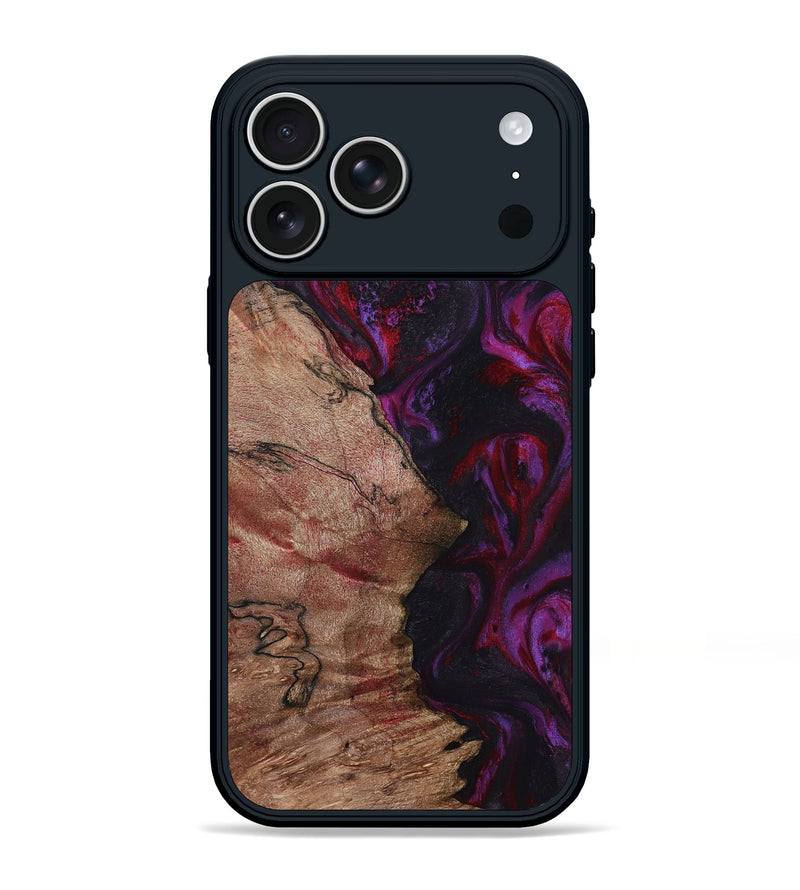 iPhone 17 Pro Max Wood Phone Case - Farrah (Red, 798309)