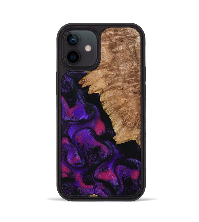 iPhone 12 Wood Phone Case - Rory (Purple, 798321)