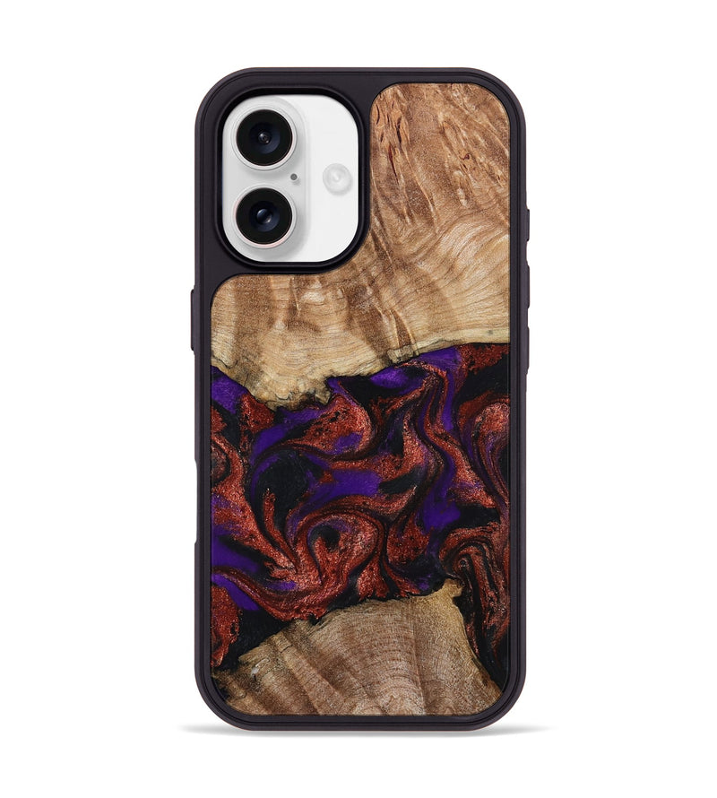 iPhone 17 Wood Phone Case - Karie (Purple, 798323)