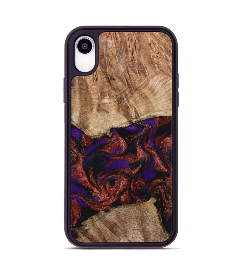iPhone Xr Wood Phone Case - Karie (Purple, 798323)