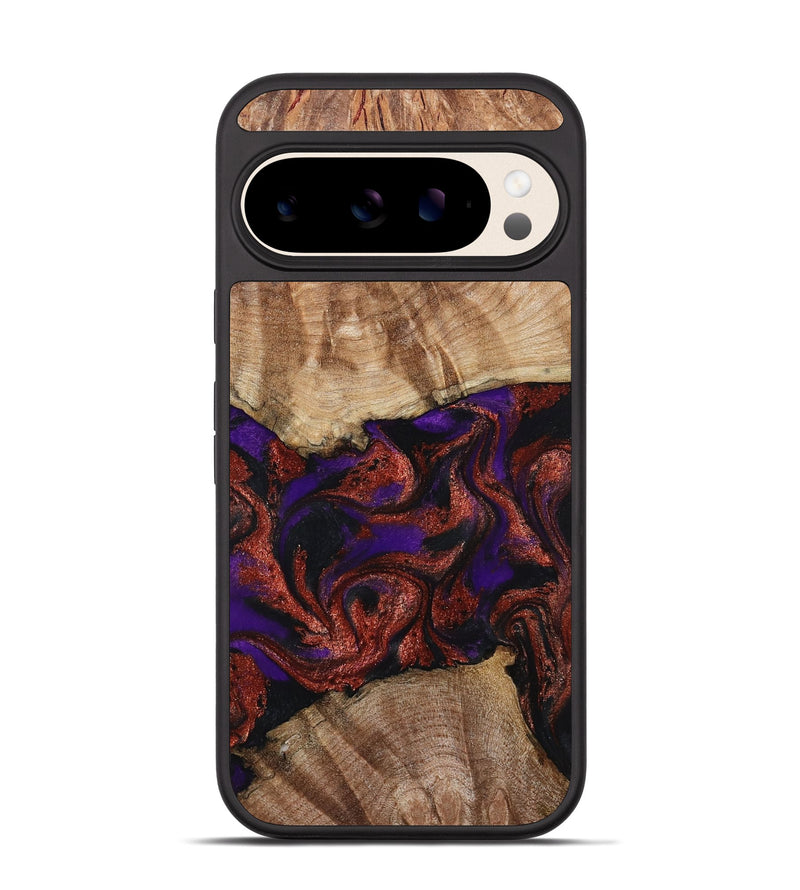 Pixel 10 Pro Wood Phone Case - Karie (Purple, 798323)