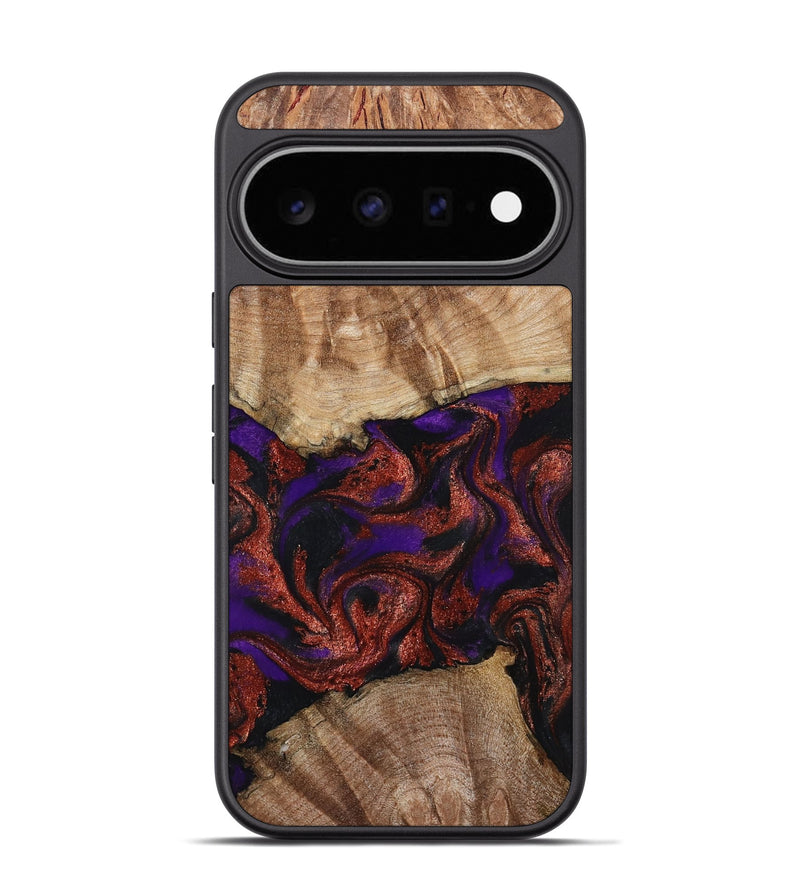 Pixel 11 Pro Wood Phone Case - Karie (Purple, 798323)