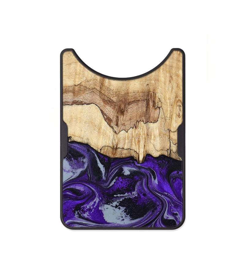 Alloy Wood Wallet - Sandy (Purple, 798332)