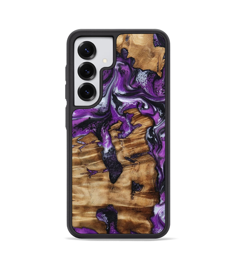 Galaxy S25 Wood Phone Case - Dayana (Purple, 798335)