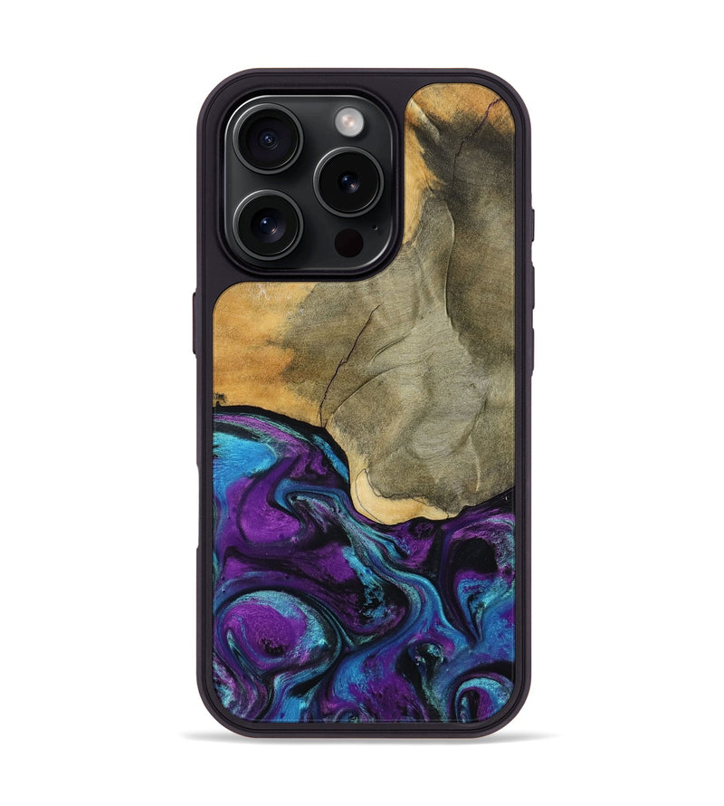 iPhone 16 Pro Wood Phone Case - Gatlin (Purple, 798336)