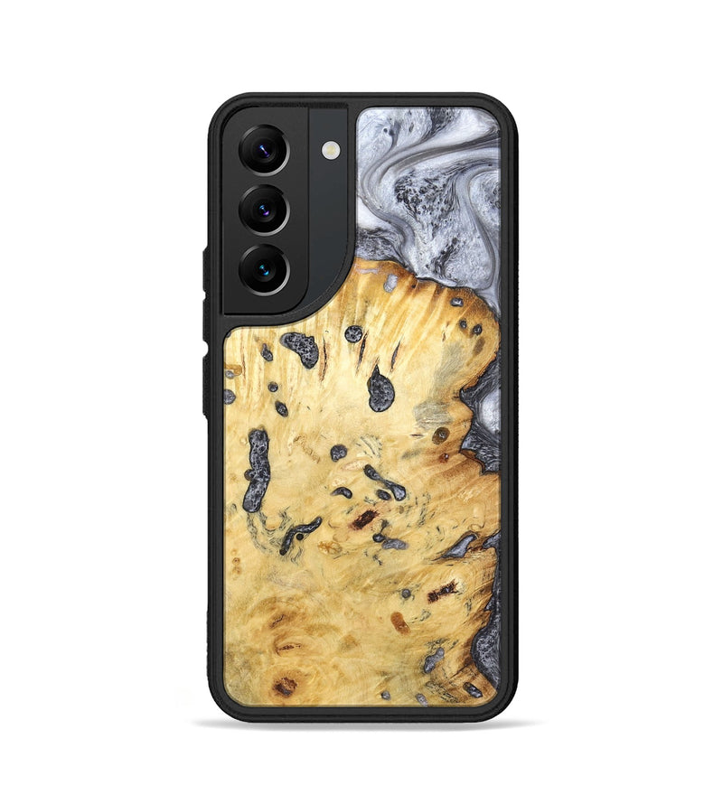Galaxy S22 Wood Phone Case - Tracey (Black & White, 798374)