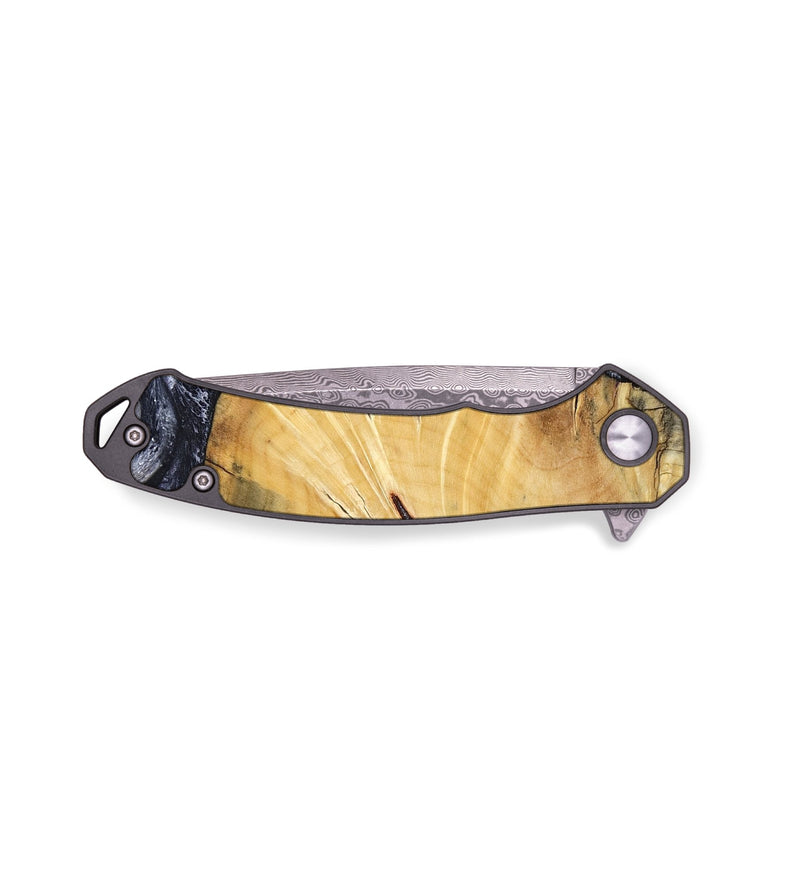 EDC Wood Pocket Knife - Vienna (Black & White, 798377)