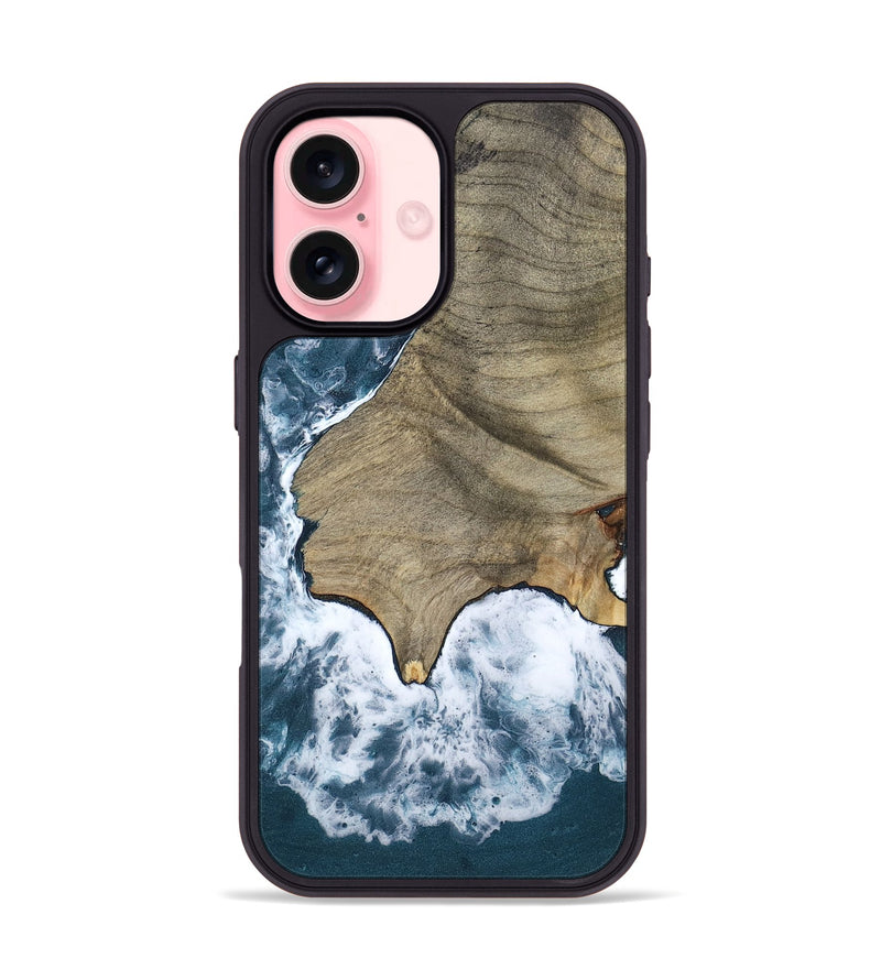 iPhone 16 Wood Phone Case - Jream (Coastal, 798804)