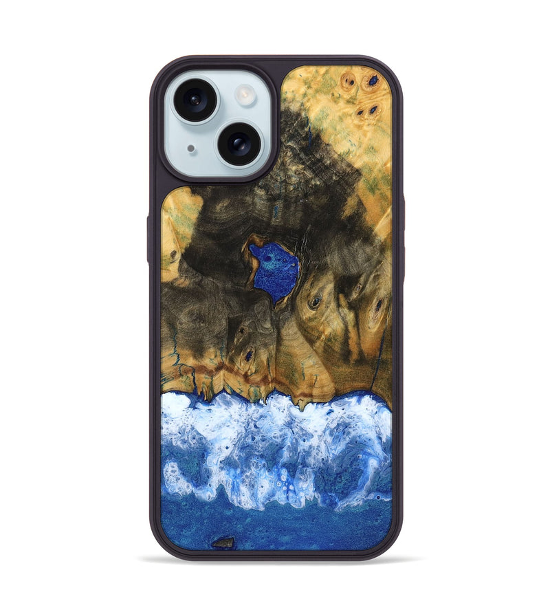 iPhone 15 Wood Phone Case - Carmine (Coastal, 798859)