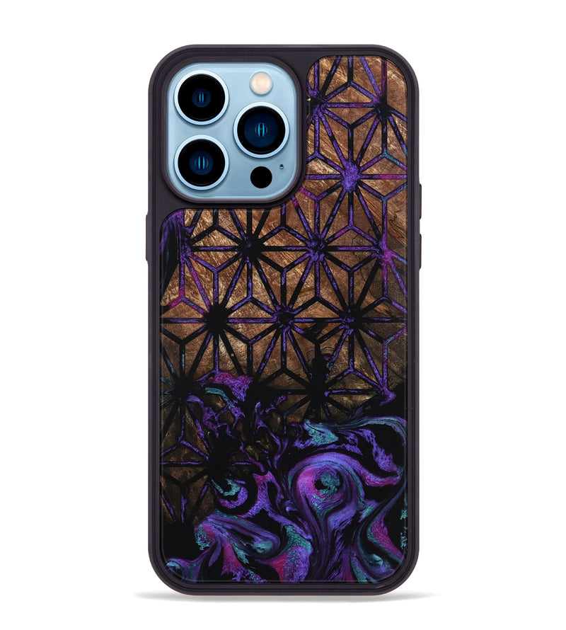 iPhone 14 Pro Max Wood Phone Case - Elna (Pattern, 798917)