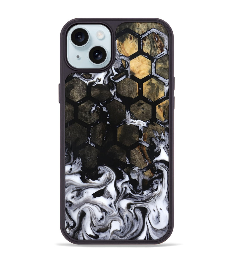iPhone 15 Plus Wood Phone Case - Bennie (Pattern, 798919)