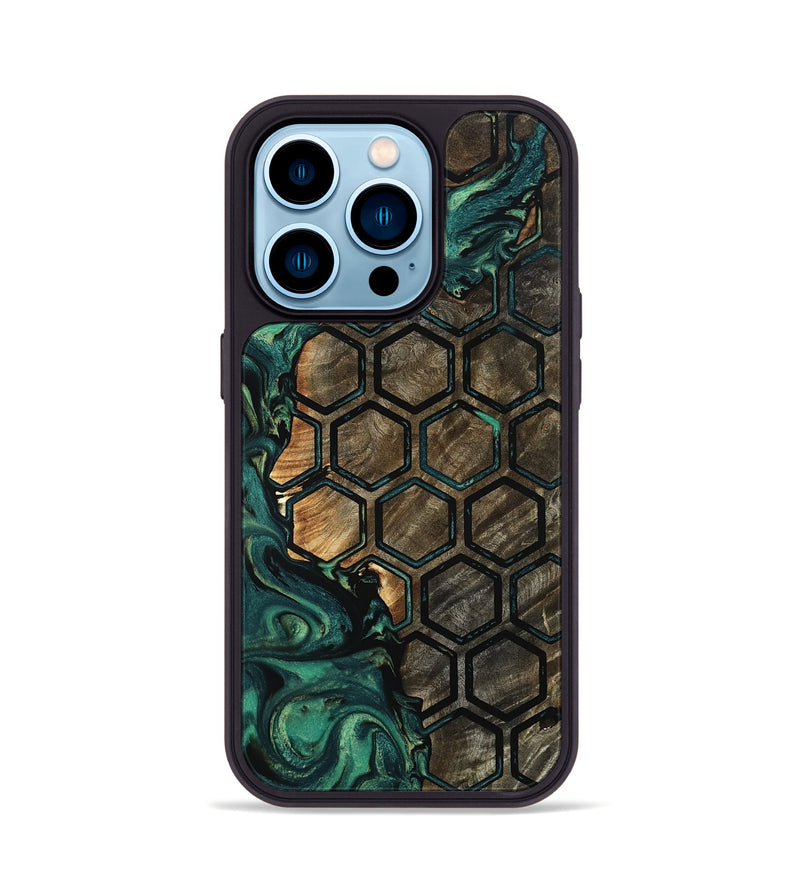 iPhone 14 Pro Wood Phone Case - Tawanna (Pattern, 798923)