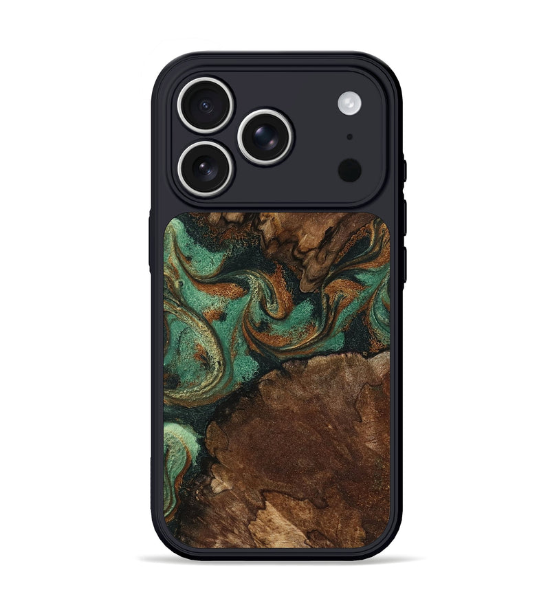 iPhone 17 Pro Wood Phone Case - Madyson (Green, 798932)