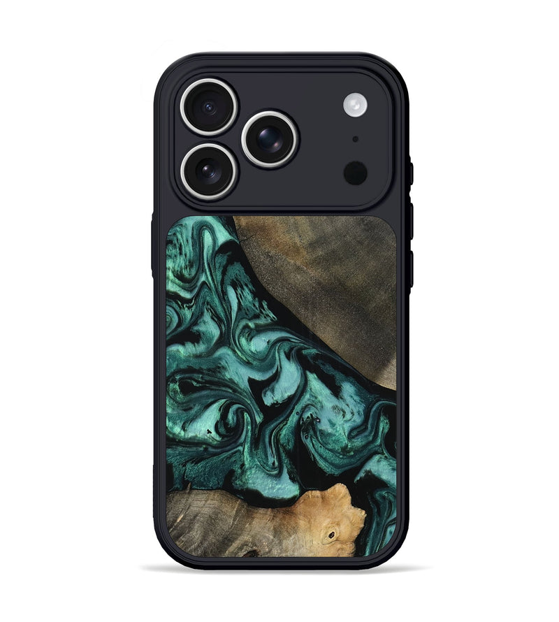 iPhone 17 Pro Wood Phone Case - Kaela (Green, 798938)