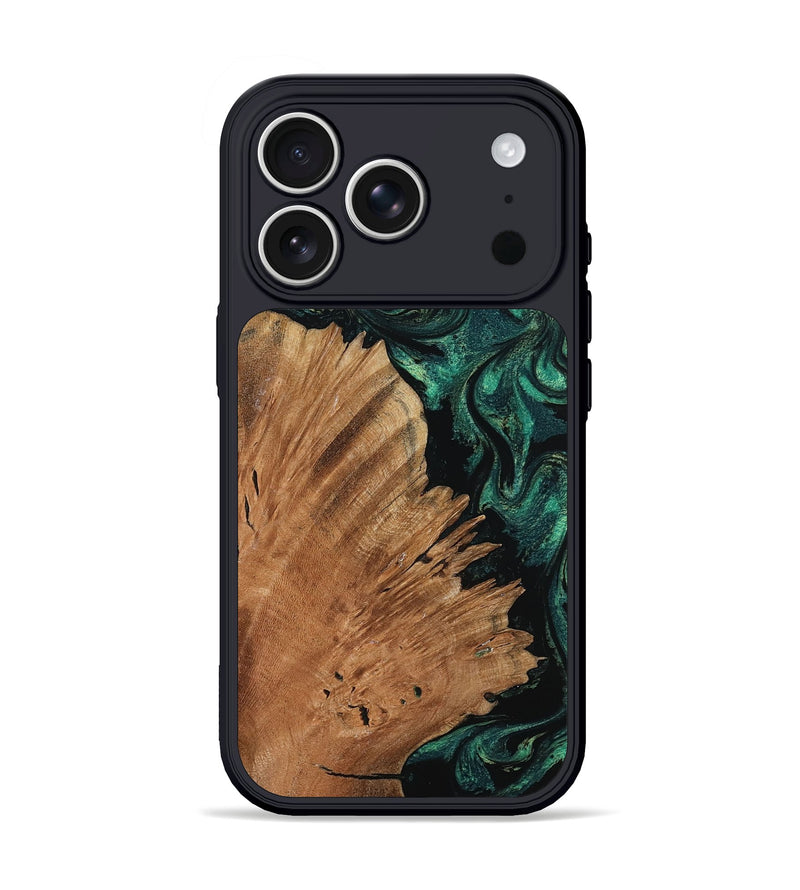 iPhone 17 Pro Wood Phone Case - Floy (Green, 798955)