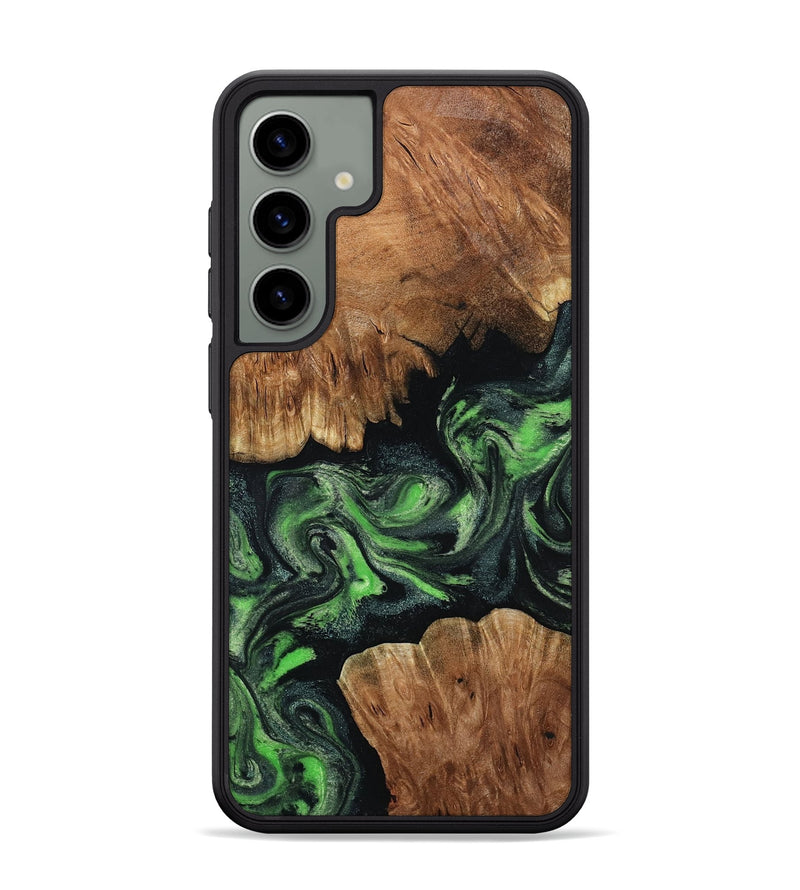 Galaxy S24 Plus Wood Phone Case - Castiel (Green, 798960)