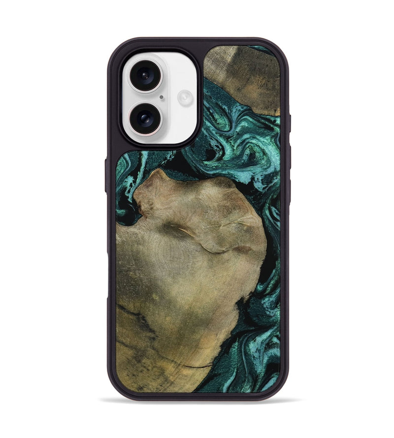 iPhone 17 Wood Phone Case - Lionel (Green, 798967)