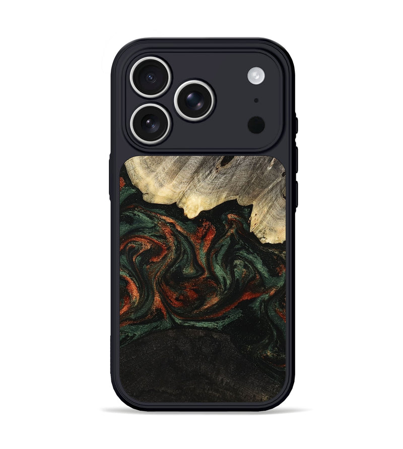 iPhone 17 Pro Wood Phone Case - Brittni (Green, 798976)