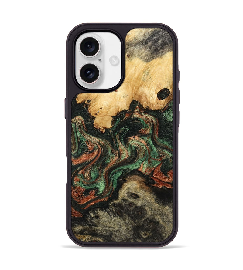 iPhone 17 Wood Phone Case - Tracie (Green, 798984)
