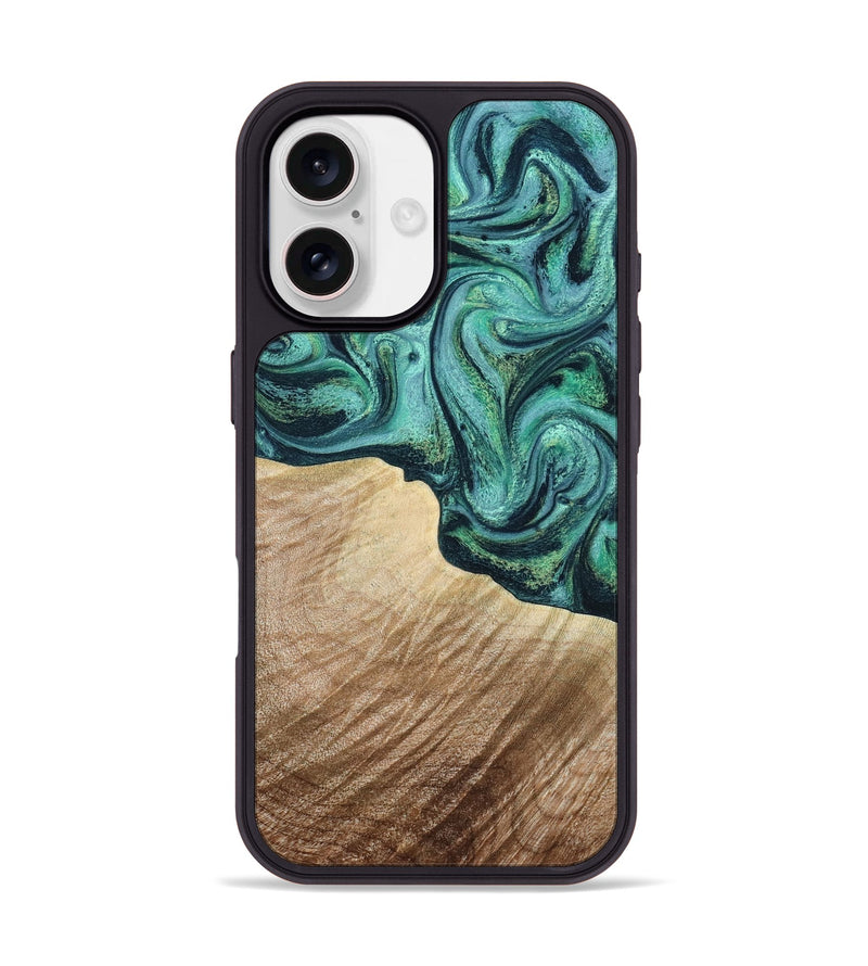 iPhone 17 Wood Phone Case - Paige (Green, 798993)