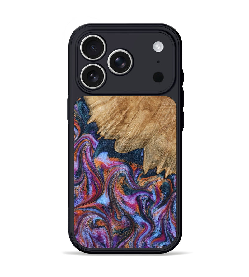 iPhone 17 Pro Wood Phone Case - Karol (Blue, 799000)