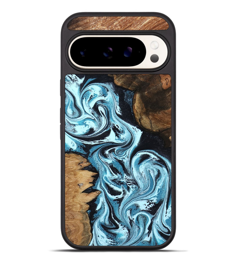 Pixel 9 Pro XL Wood Phone Case - Benson (Blue, 799021)