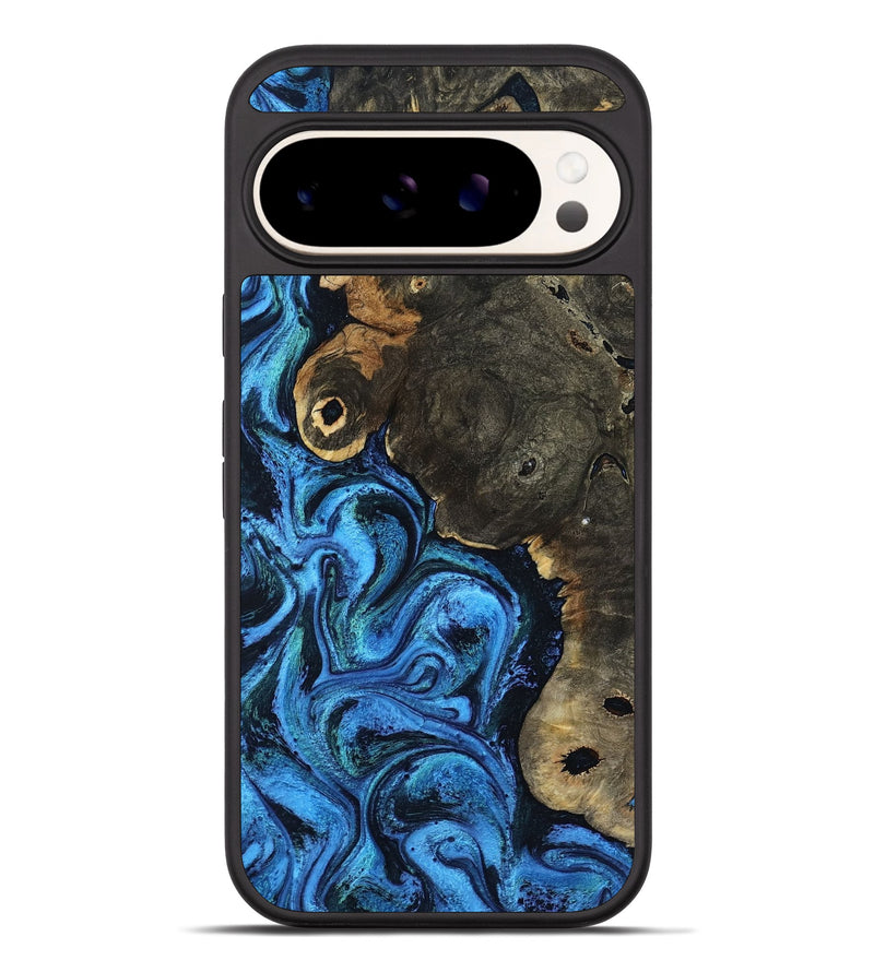 Pixel 10 Pro XL Wood Phone Case - Tracee (Blue, 799030)