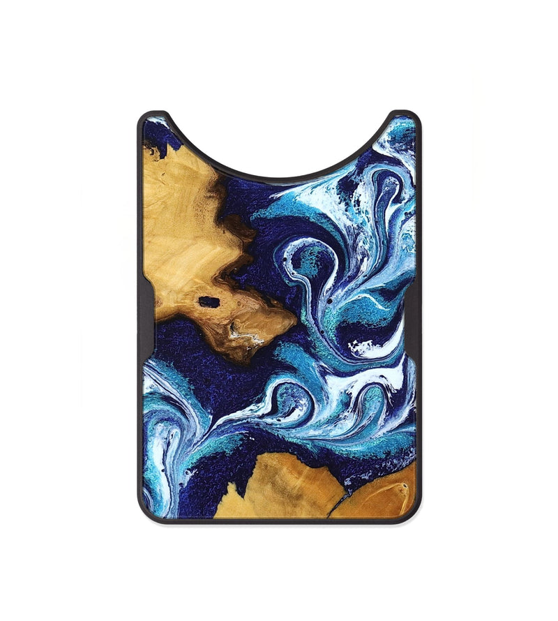 Alloy Wood Wallet - Christy (Blue, 799031)