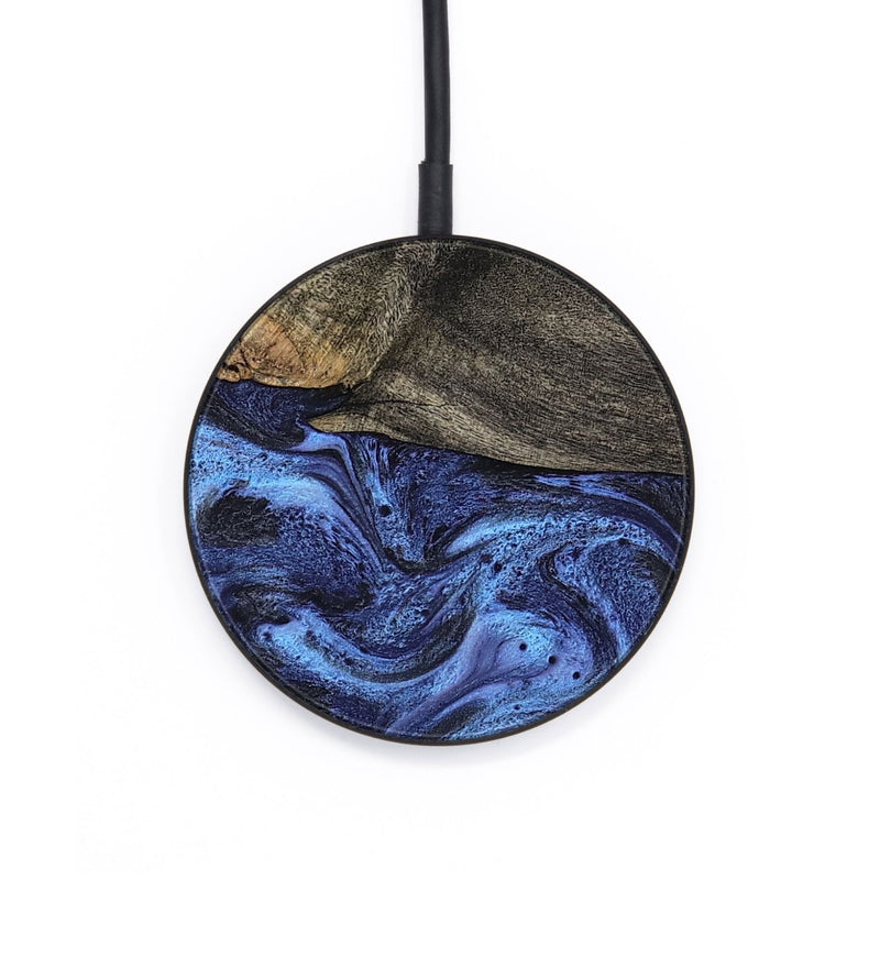 Circle Wood Wireless Charger - Everest (Blue, 799039)
