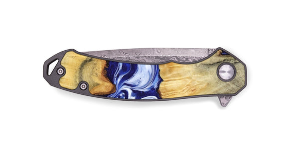 EDC Wood Pocket Knife - Leanne (Blue, 799040)