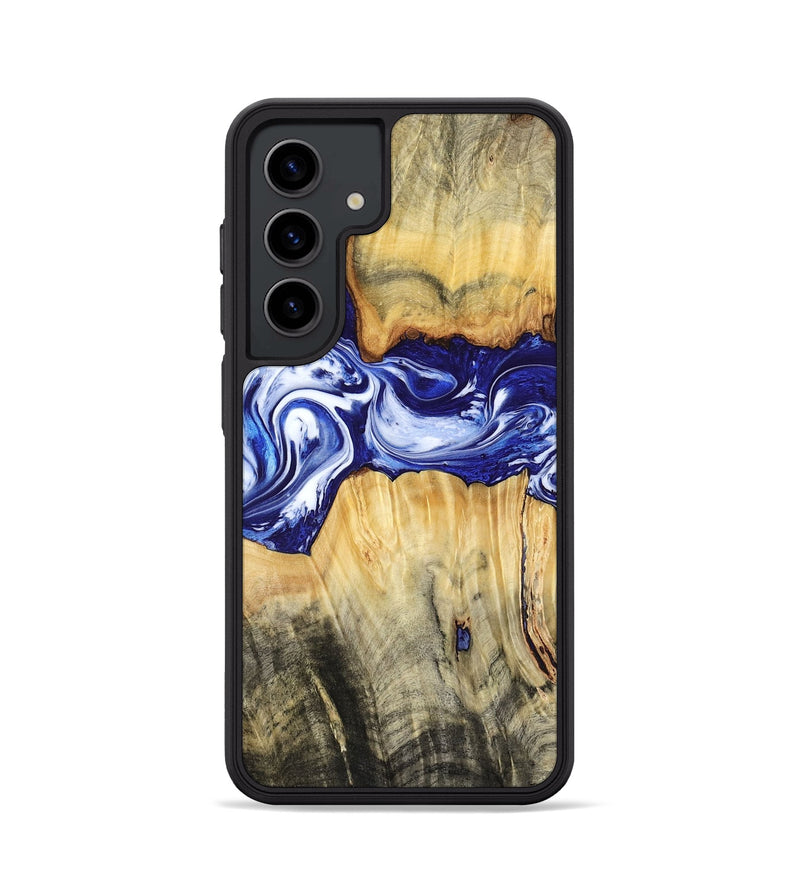 Galaxy S24 Wood Phone Case - Leanne (Blue, 799040)