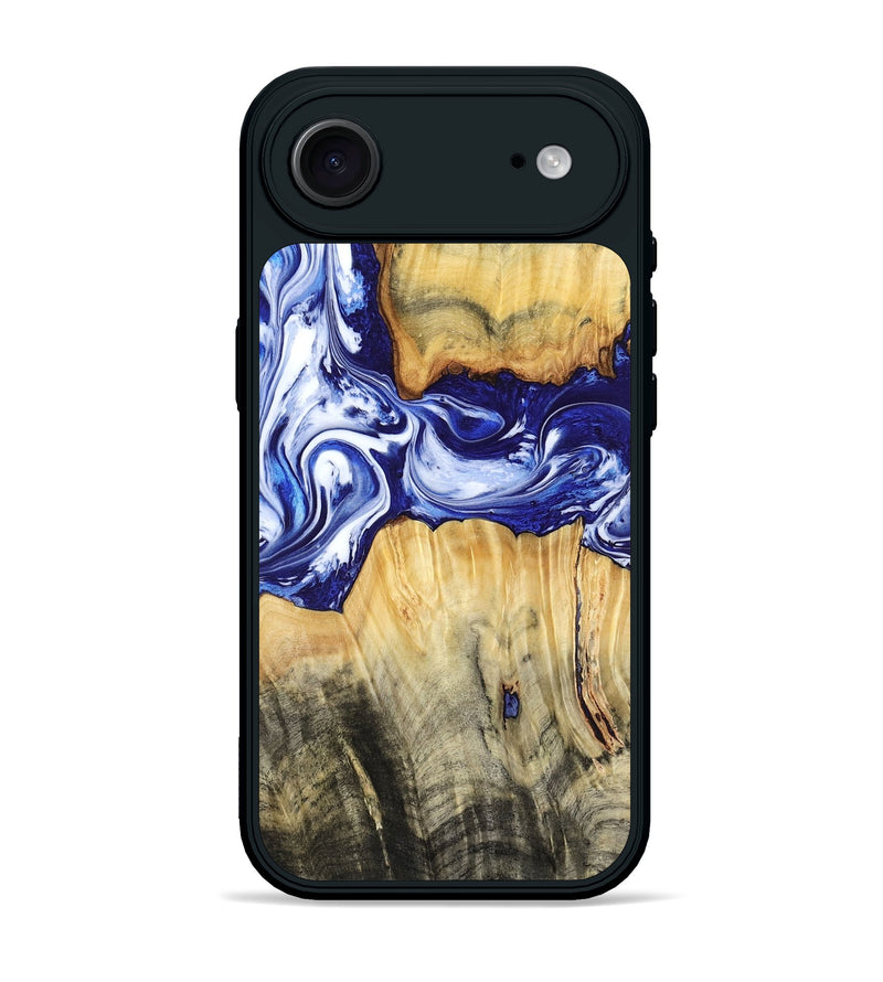 iPhone 17 Air Wood Phone Case - Leanne (Blue, 799040)