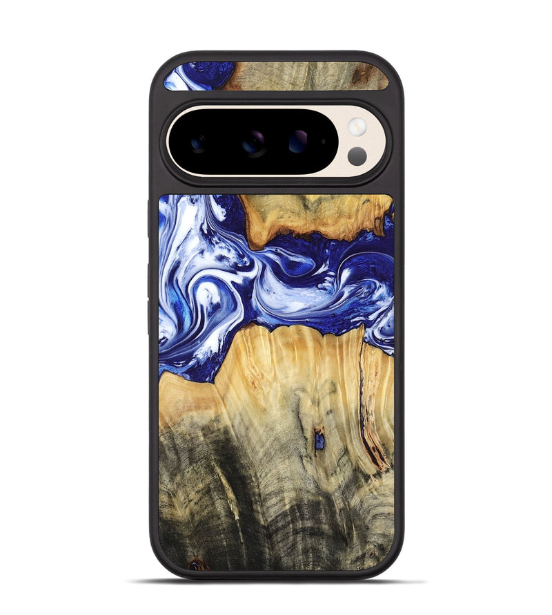 Pixel 10 Pro Wood Phone Case - Leanne (Blue, 799040)
